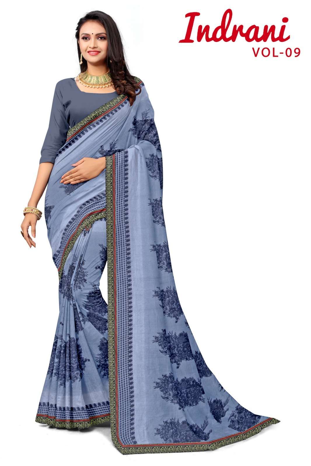 Women Party Wear Border Designer Saree in Mumbai at best price by Indrani  Designer Sarees - Justdial