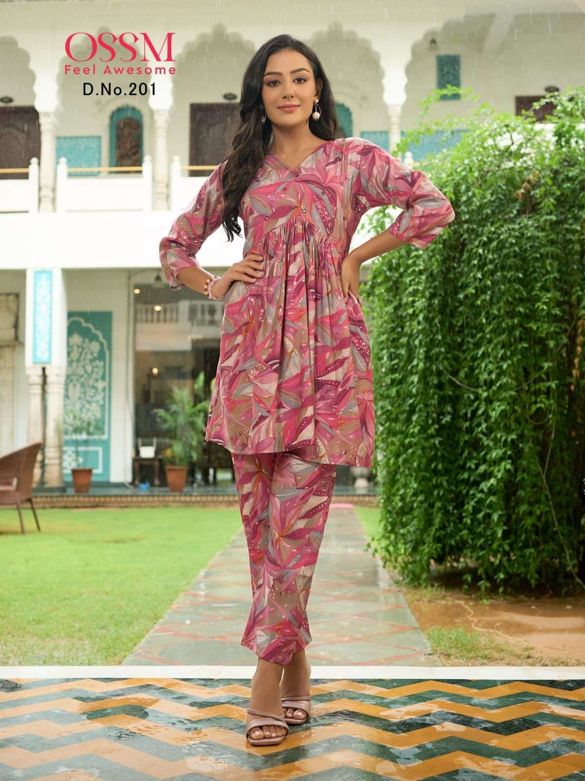 Ossm Summer Style Mal Cotton Fancy Kurti Collection