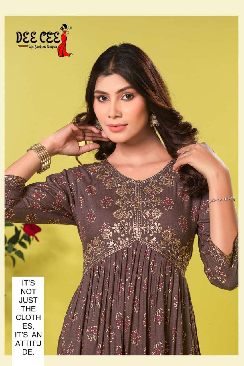 DeeCee DIYA ALIA CUT Kurti Wholesale