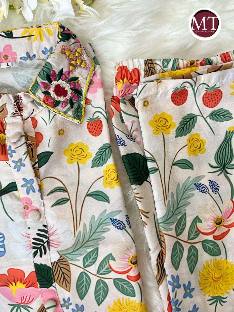 Designer muslin cord set wholesale 