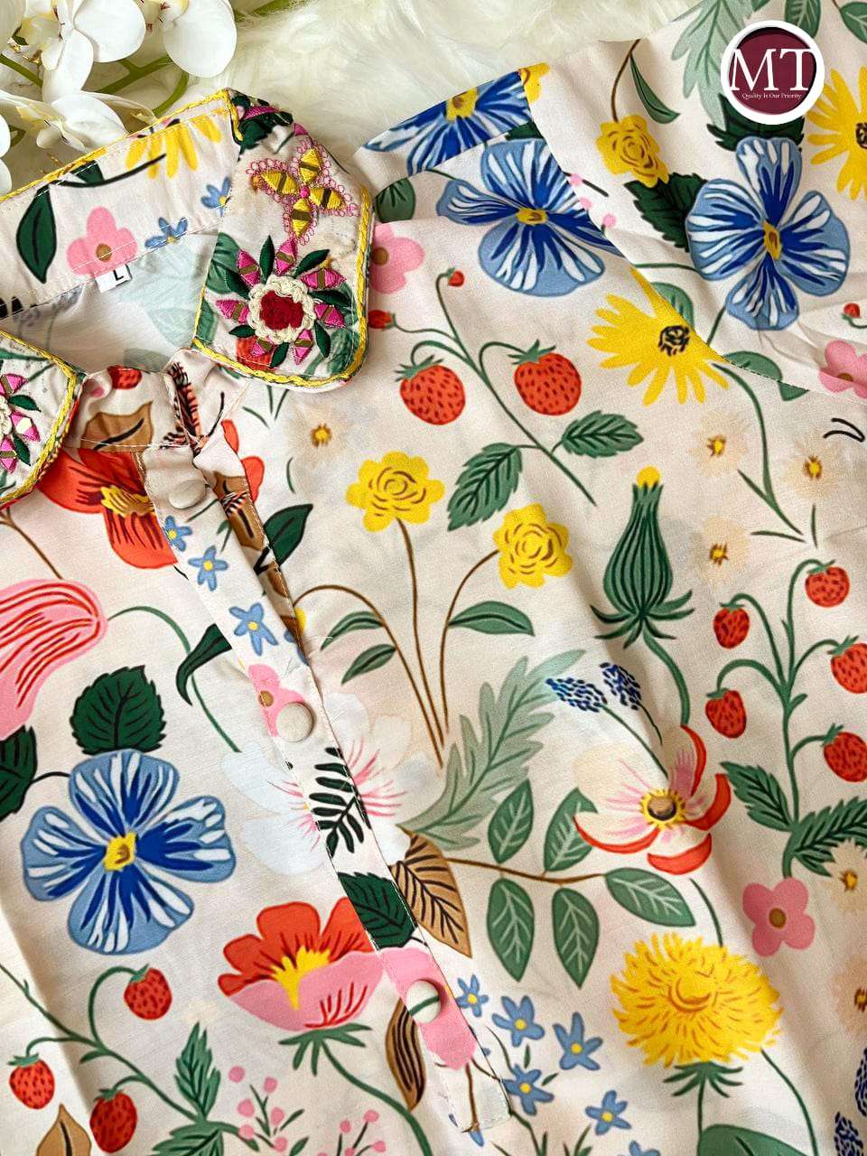 Designer muslin cord set wholesale 