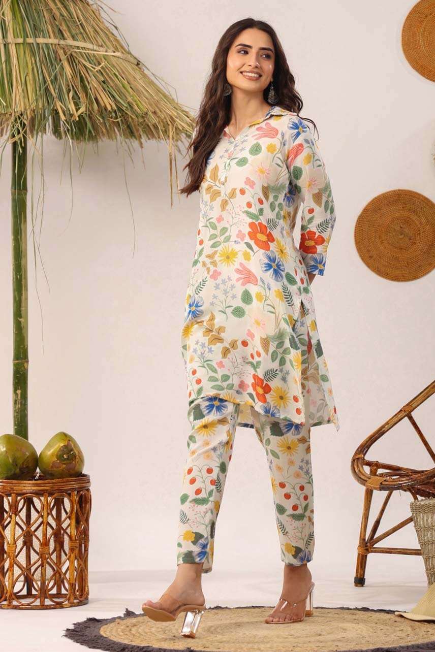 Designer muslin cord set wholesale 