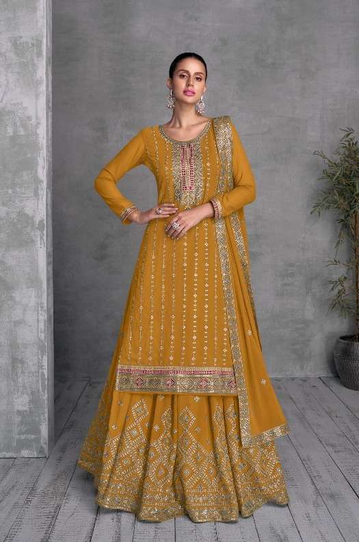 Gulkayra Trisha Real Georgette Salwar Kameez Wholesale market india
