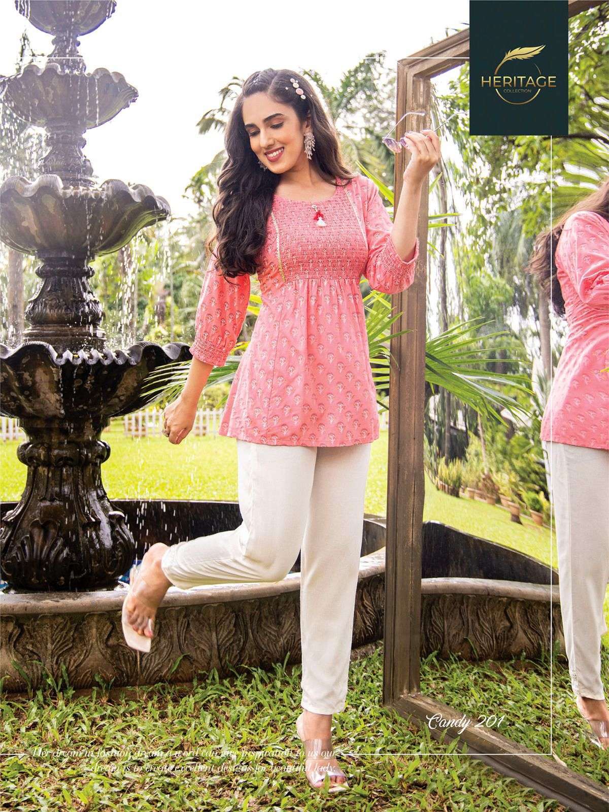 HERITAGE COLLECTION CHERRY Kurti wholesaler in surat 