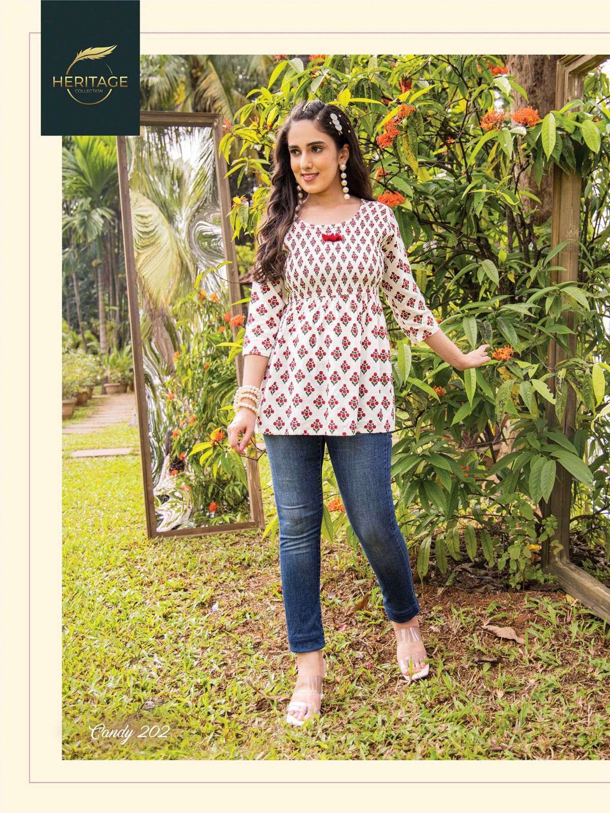 HERITAGE COLLECTION CHERRY Kurti wholesaler in surat 