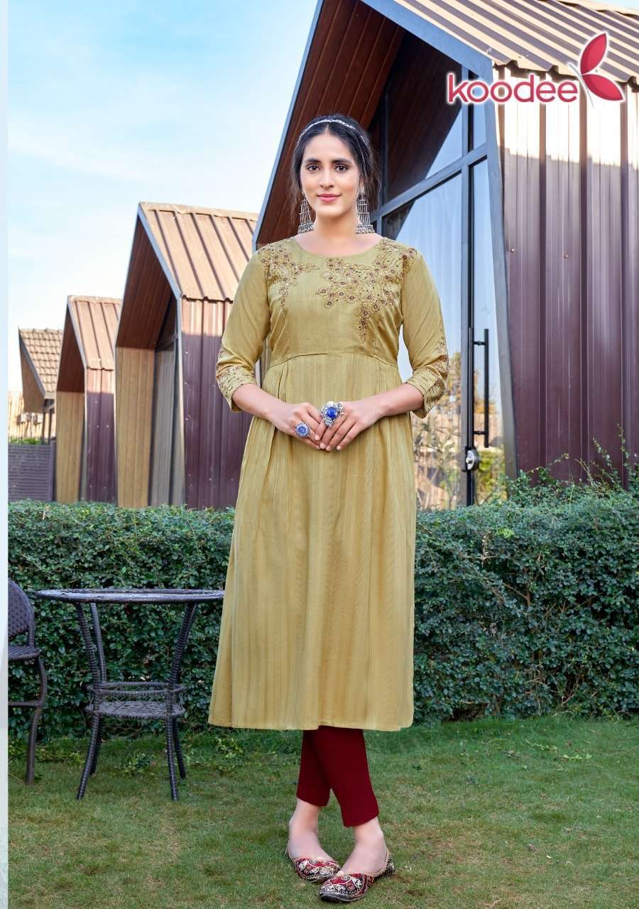  Koodee Morni vol 1designer  Kurti Wholesale market
