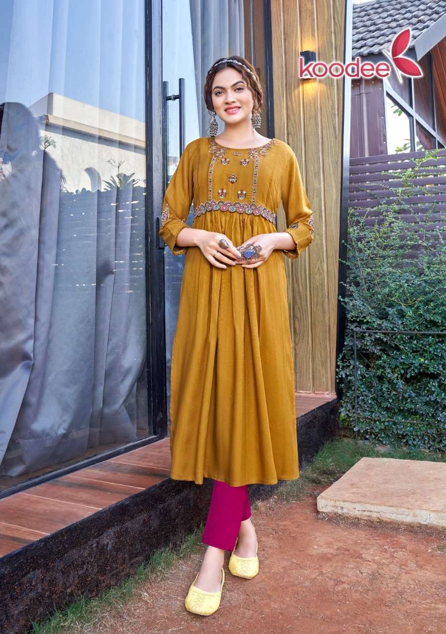  Koodee Morni vol 1designer  Kurti Wholesale market