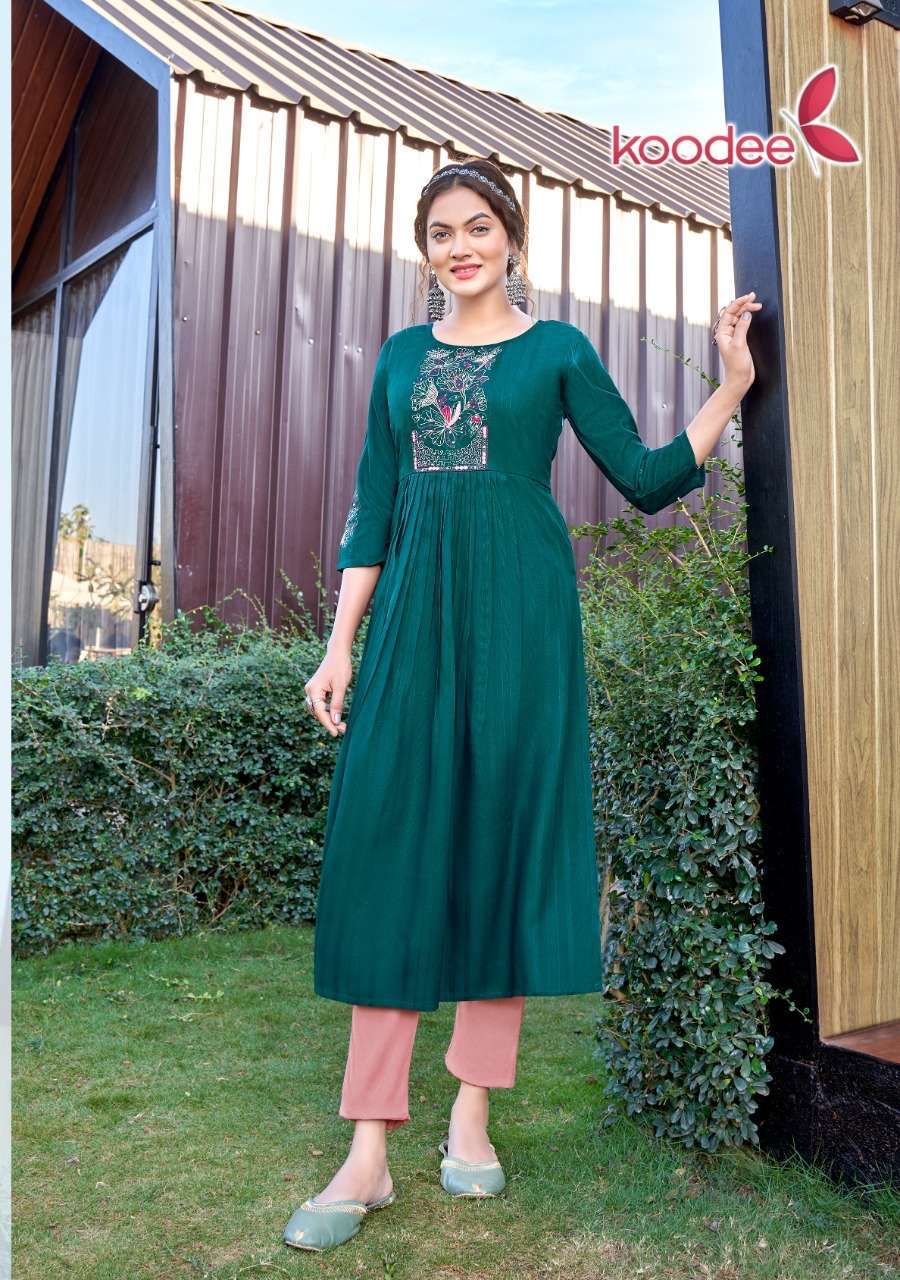 Koodee Morni vol 1designer  Kurti Wholesale market