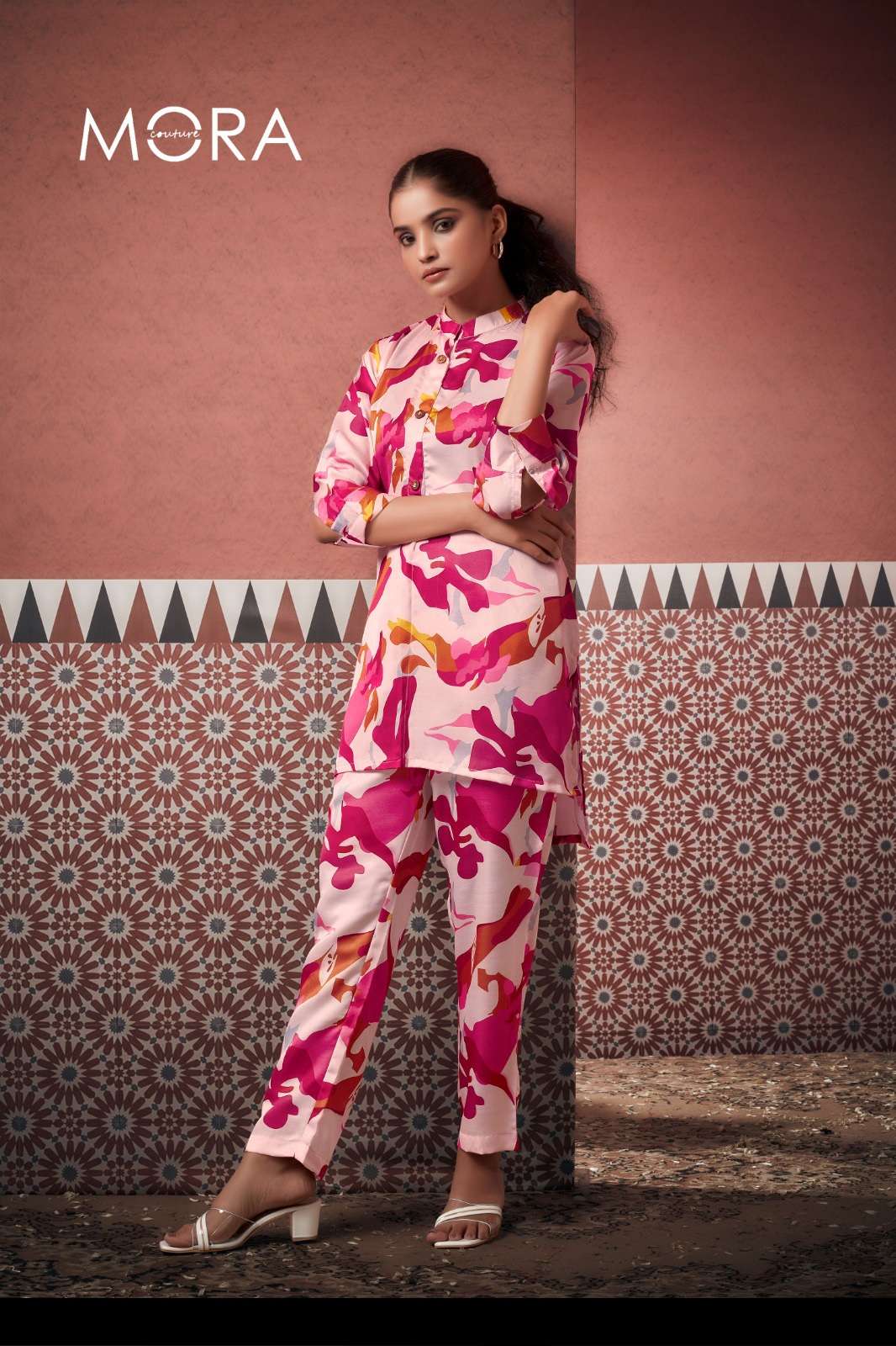 Madhav Fashion Mora Linen6  Cord Set Wholesale