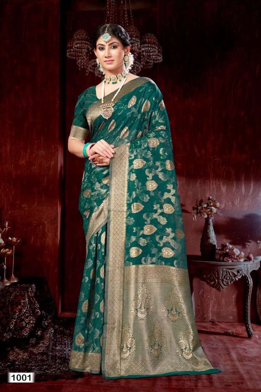 Riwazo BLUE SKY VOL-4 Designer Organza Surat  Saree market