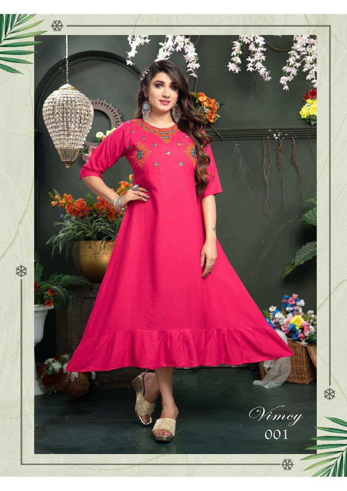 Reeta Fashion Designer Grey Georgette Plain Kurti | Reeta Fashion