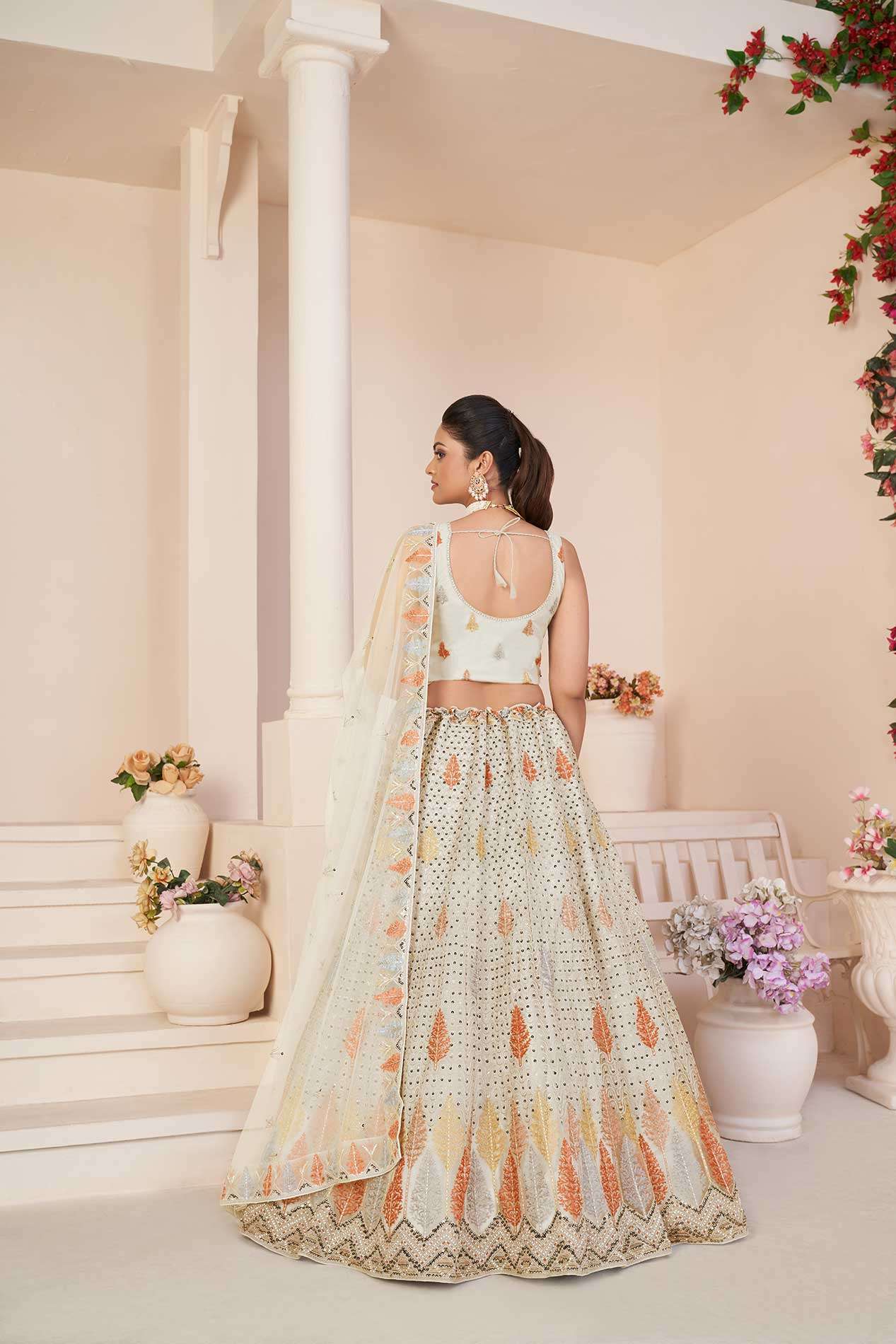 Net lehenga choli outlet with price