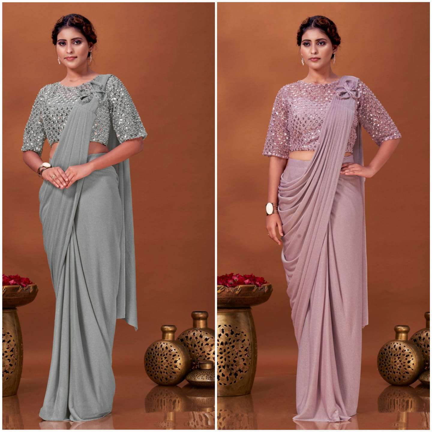 Ready to wear saree near clearance me