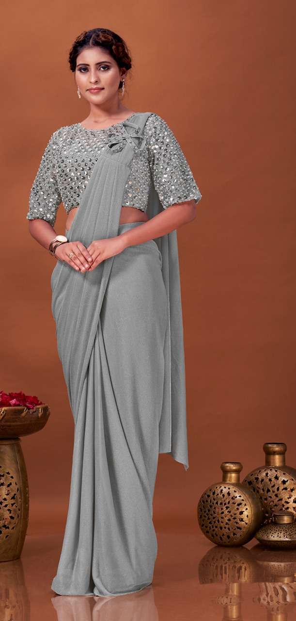 Misty 5891 Ready To Wear Saree Embroidery Work readymade Saree Wholesale market near me