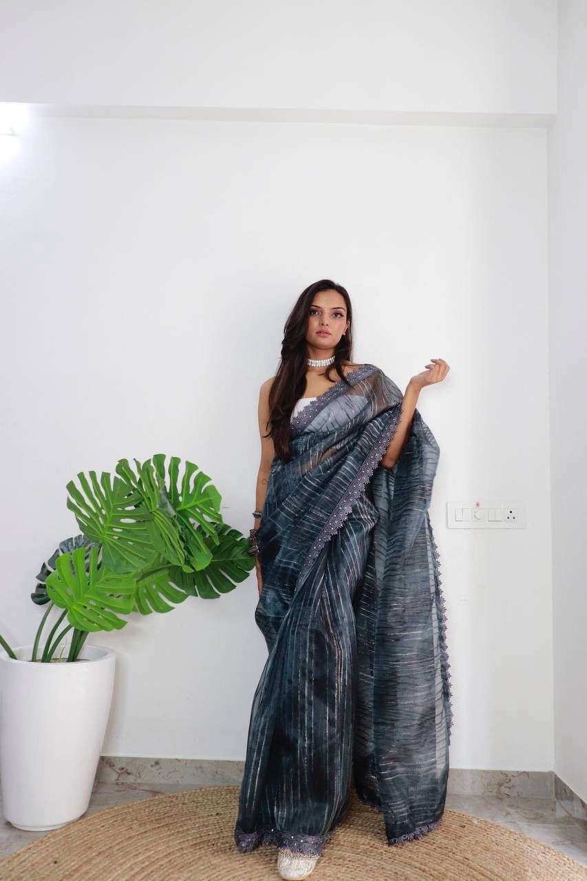 Organza silk sarees wholesale new arrivals