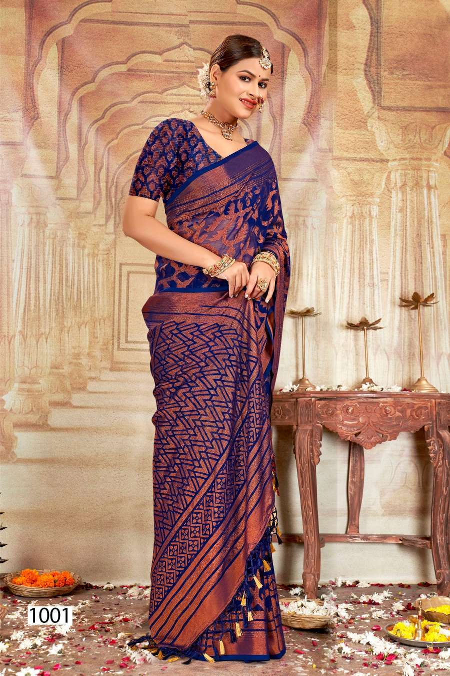 The latest collection of designer sarees online at Sarees Wholesale