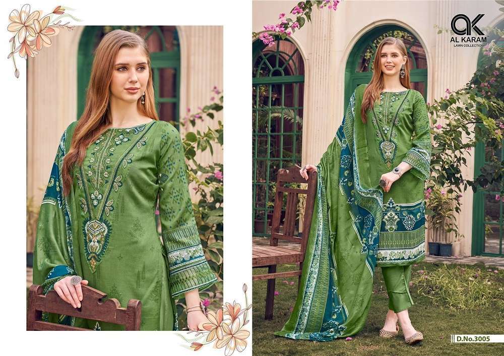 Al Karam Firdous Vol 3 Dress Material Bulk Clothing Dresses India