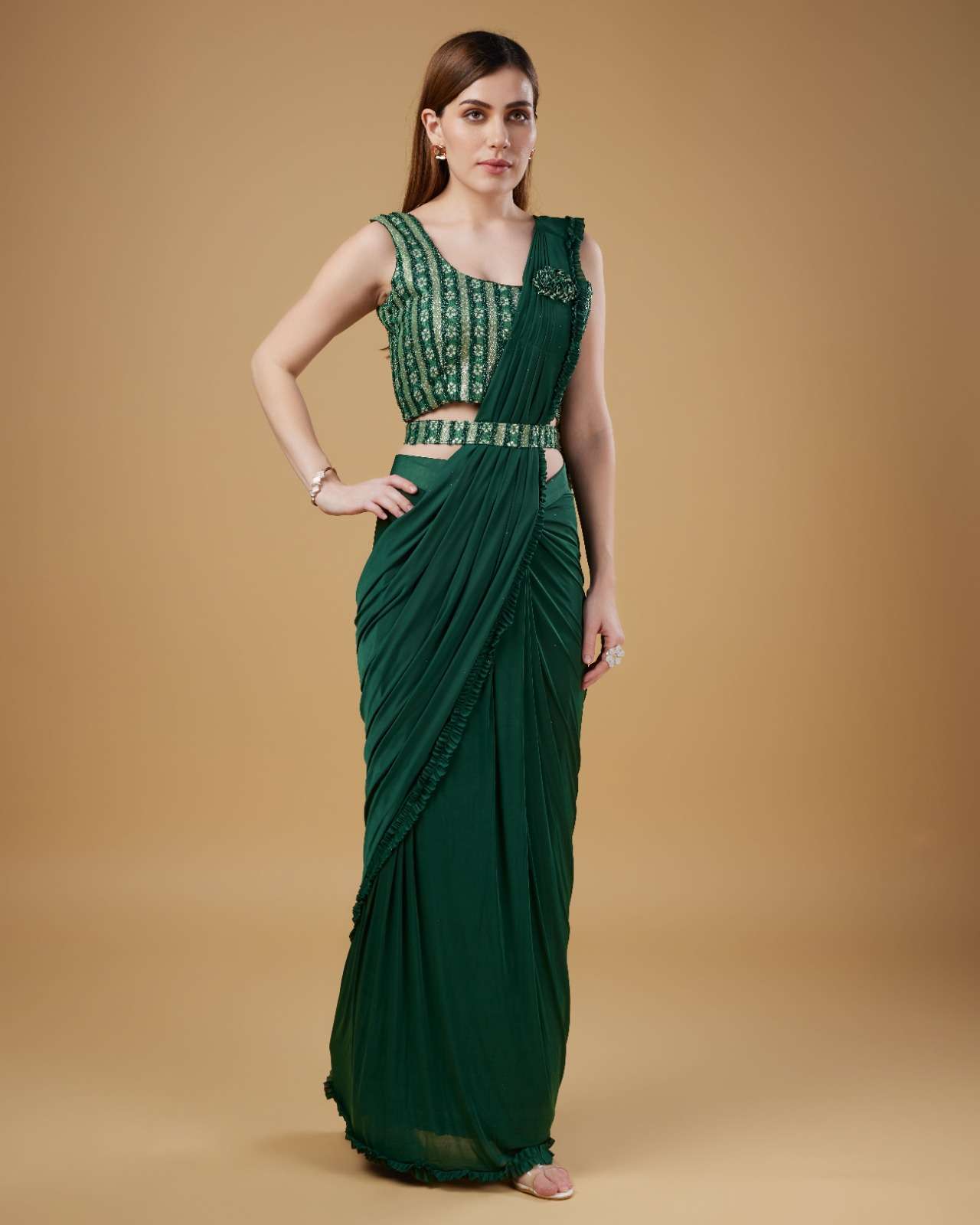 Ready to wear boutique style party wear designer saree - Shop Lance –  ShopLance