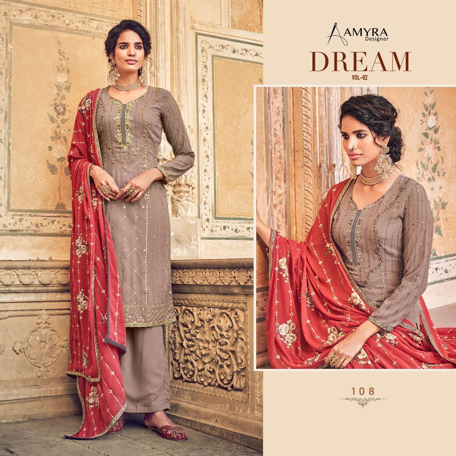 Amyra Dream Vol 2 Heavy Georgette Designer Salwar Kameez Boutique Surat