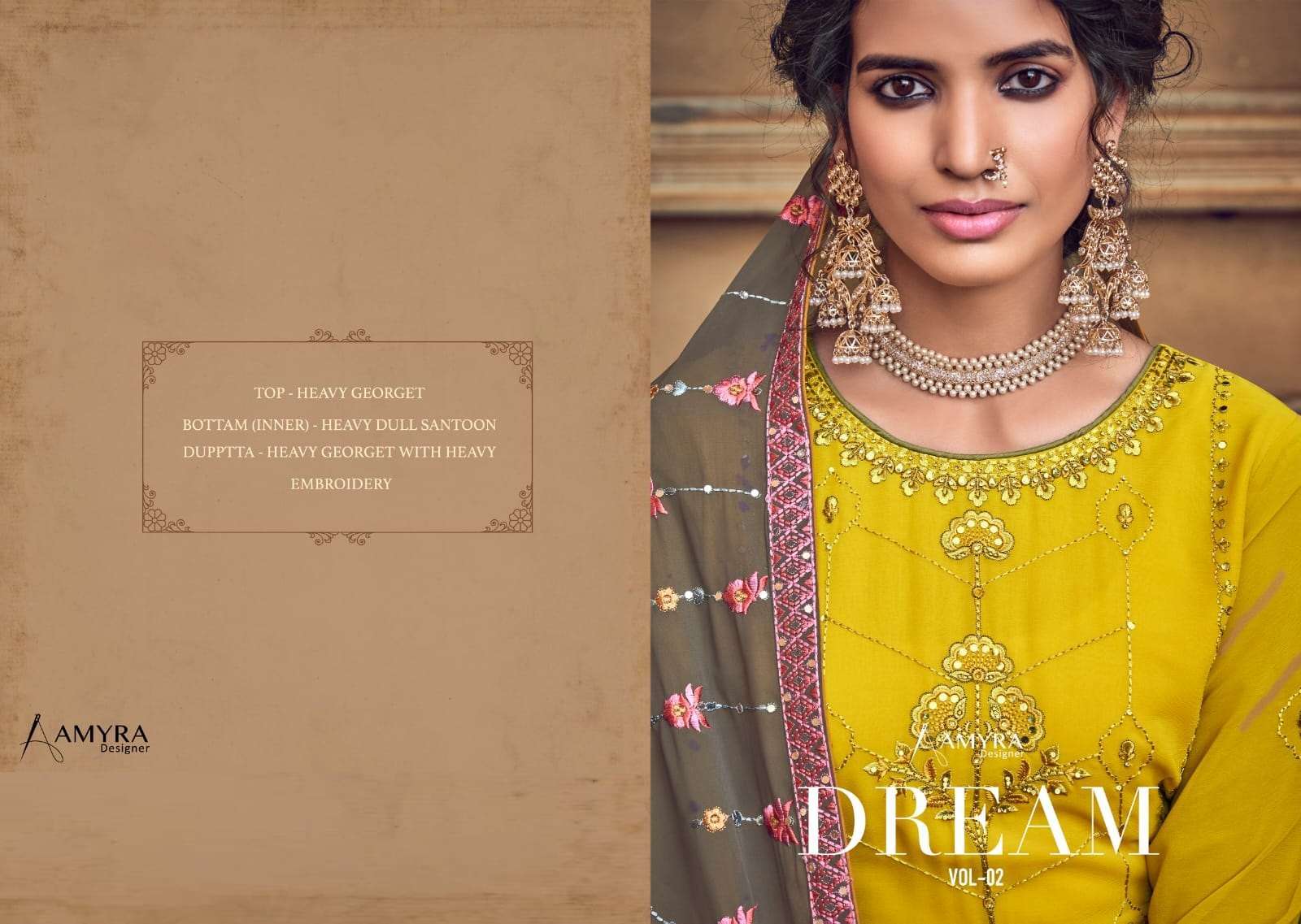Amyra Dream Vol 2 Heavy Georgette Designer Salwar Kameez Boutique Surat