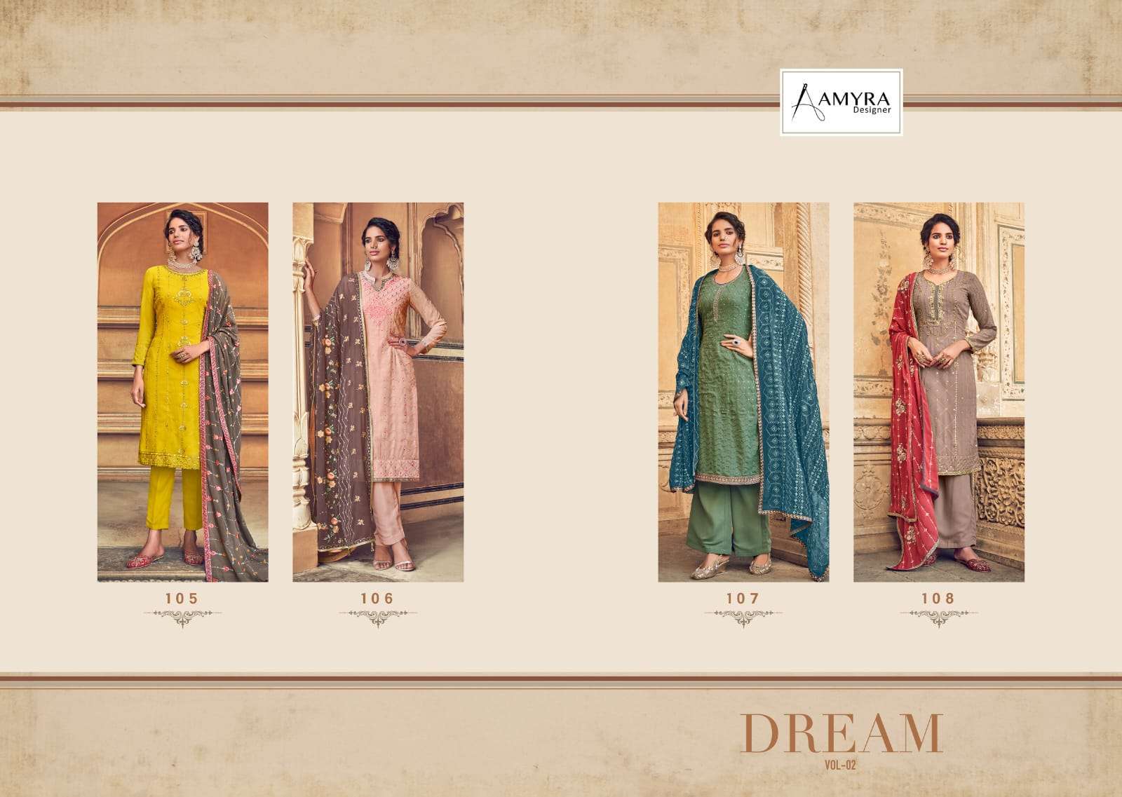 Amyra Dream Vol 2 Heavy Georgette Designer Salwar Kameez Boutique Surat