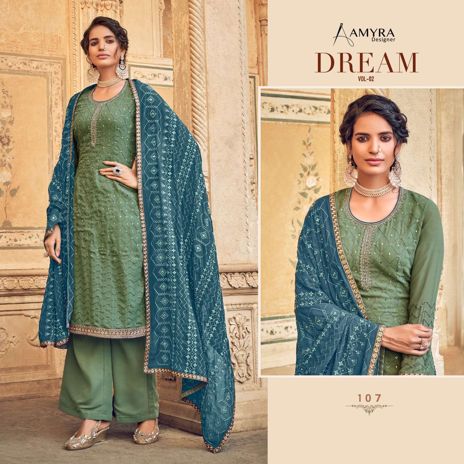 Amyra Dream Vol 2 Heavy Georgette Designer Salwar Kameez Boutique Surat