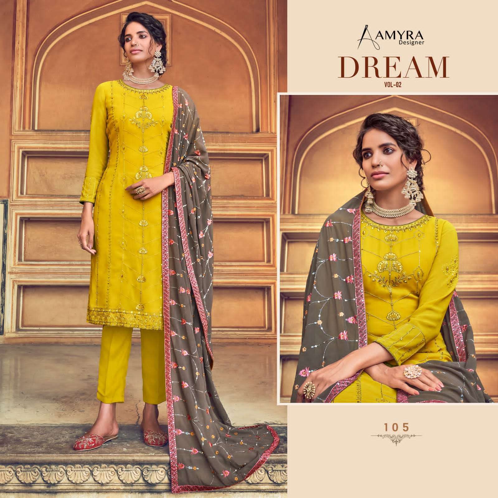 Amyra Dream Vol 2 Heavy Georgette Designer Salwar Kameez Boutique Surat