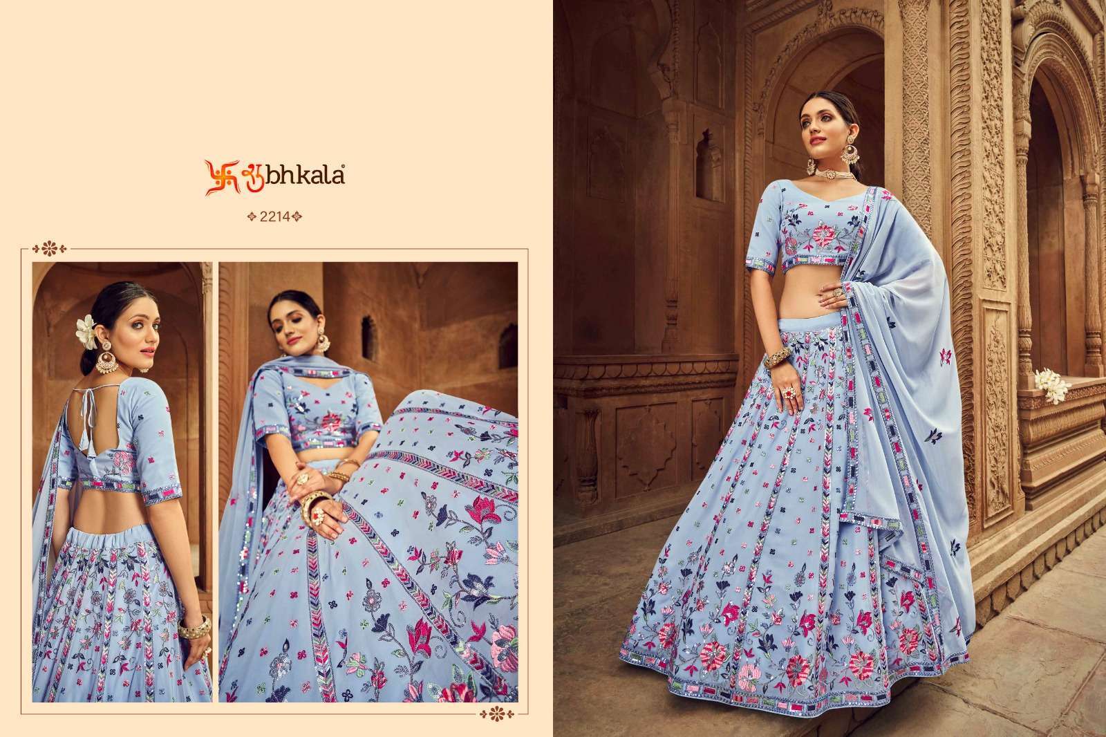 bridesmaid vol 2214 semi stitched lehenga choli indian wedding lehenga choli 1 2023 12 14 12 43 56