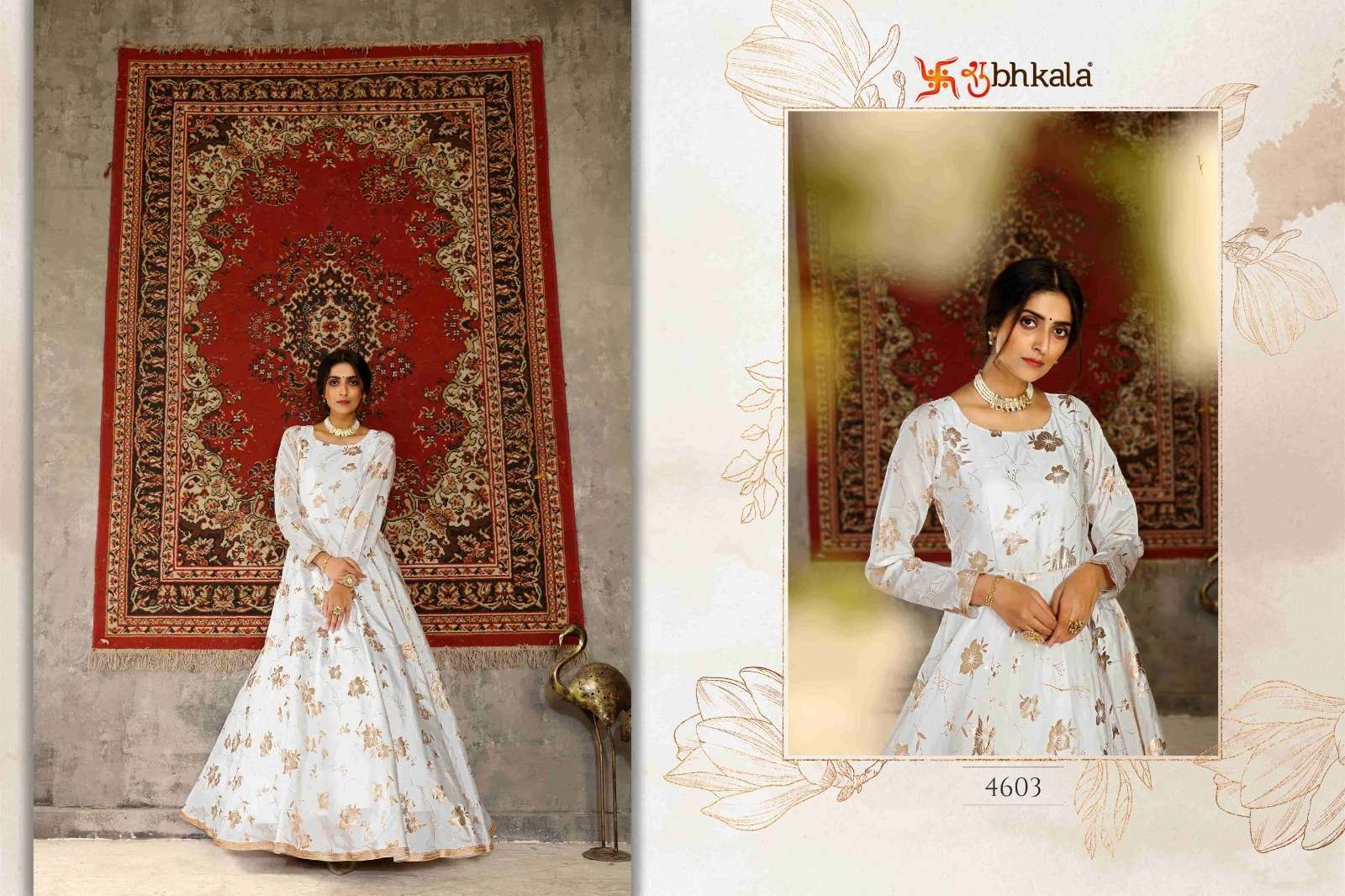 FLORY VOL. 15 DESIGNER EXCLUSIVE LONG GOWN Kurti Bulk Kurtis Shopping in Ahmedabad