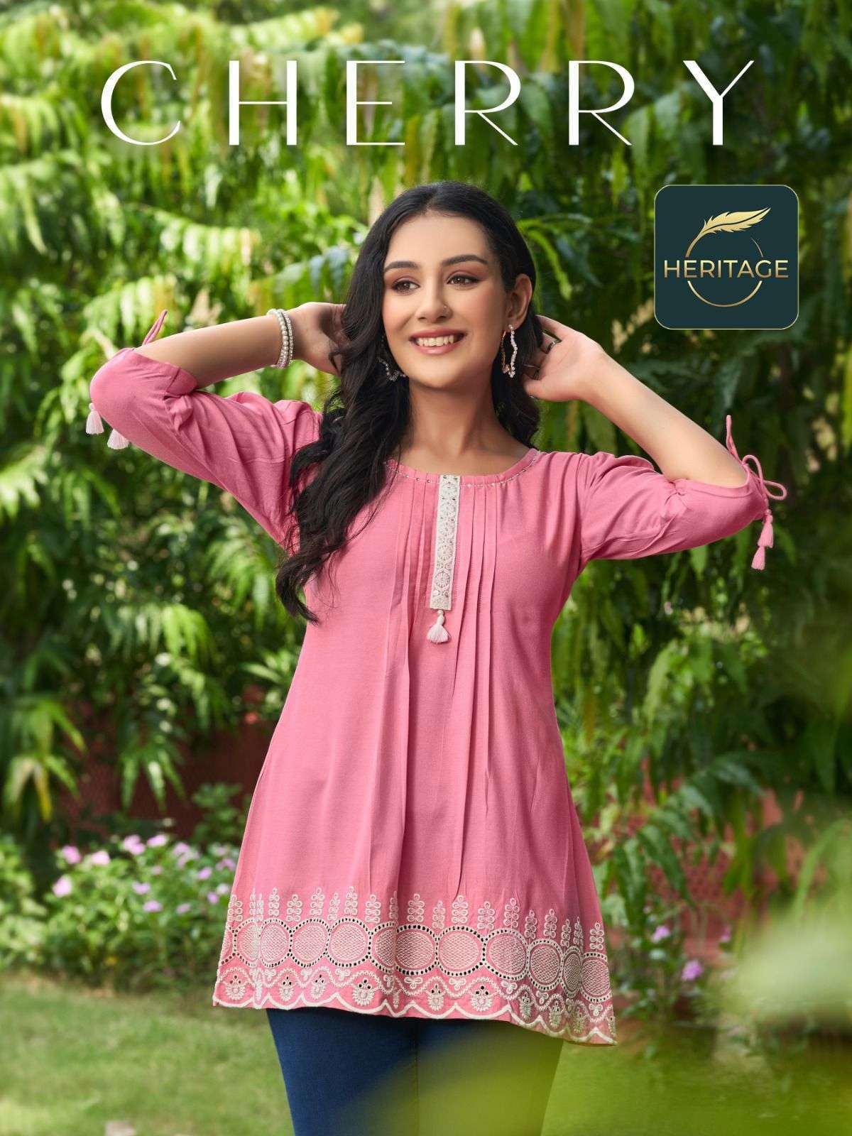 HERITAGE COLLECTION CHERRY VOL.2 Kurti  Top Kurti Manufacturer
