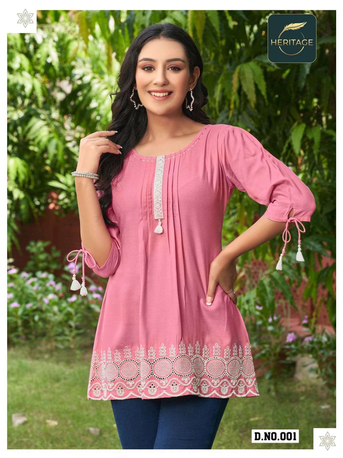 HERITAGE COLLECTION CHERRY VOL.2 Kurti  Top Kurti Manufacturer