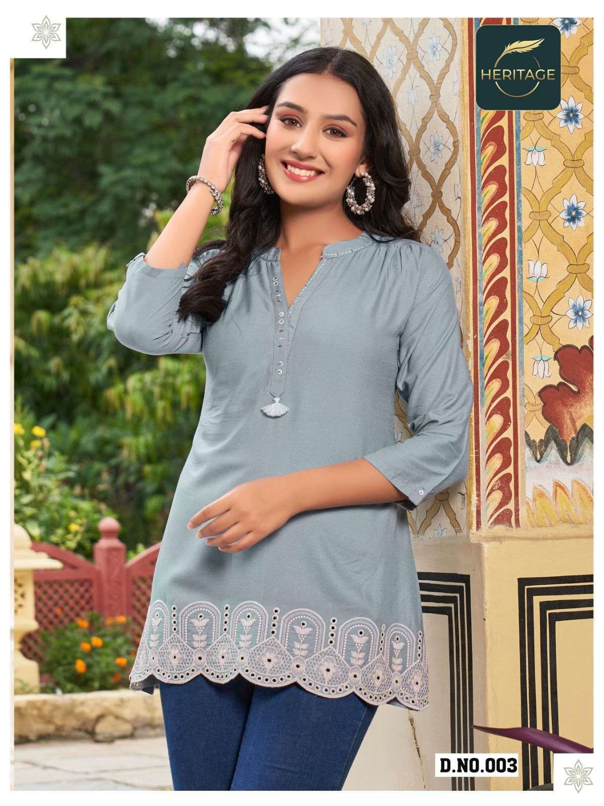 HERITAGE COLLECTION CHERRY VOL.2 Kurti  Top Kurti Manufacturer
