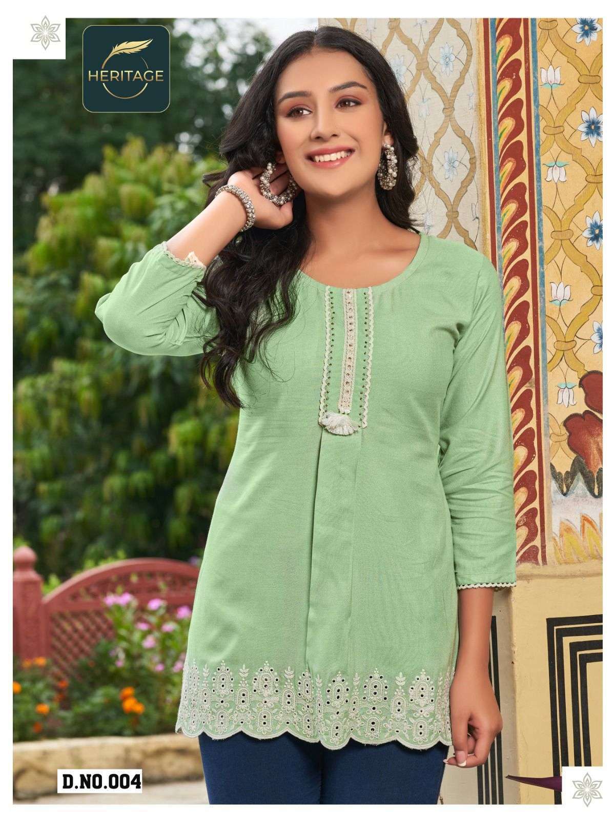 HERITAGE COLLECTION CHERRY VOL.2 Kurti  Top Kurti Manufacturer