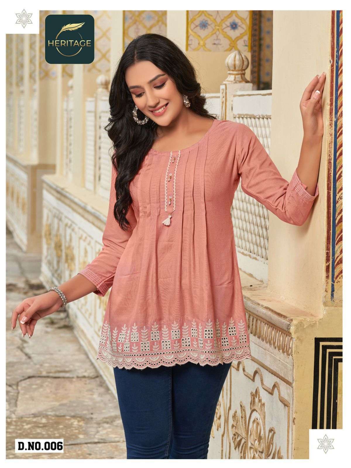 HERITAGE COLLECTION CHERRY VOL.2 Kurti  Top Kurti Manufacturer