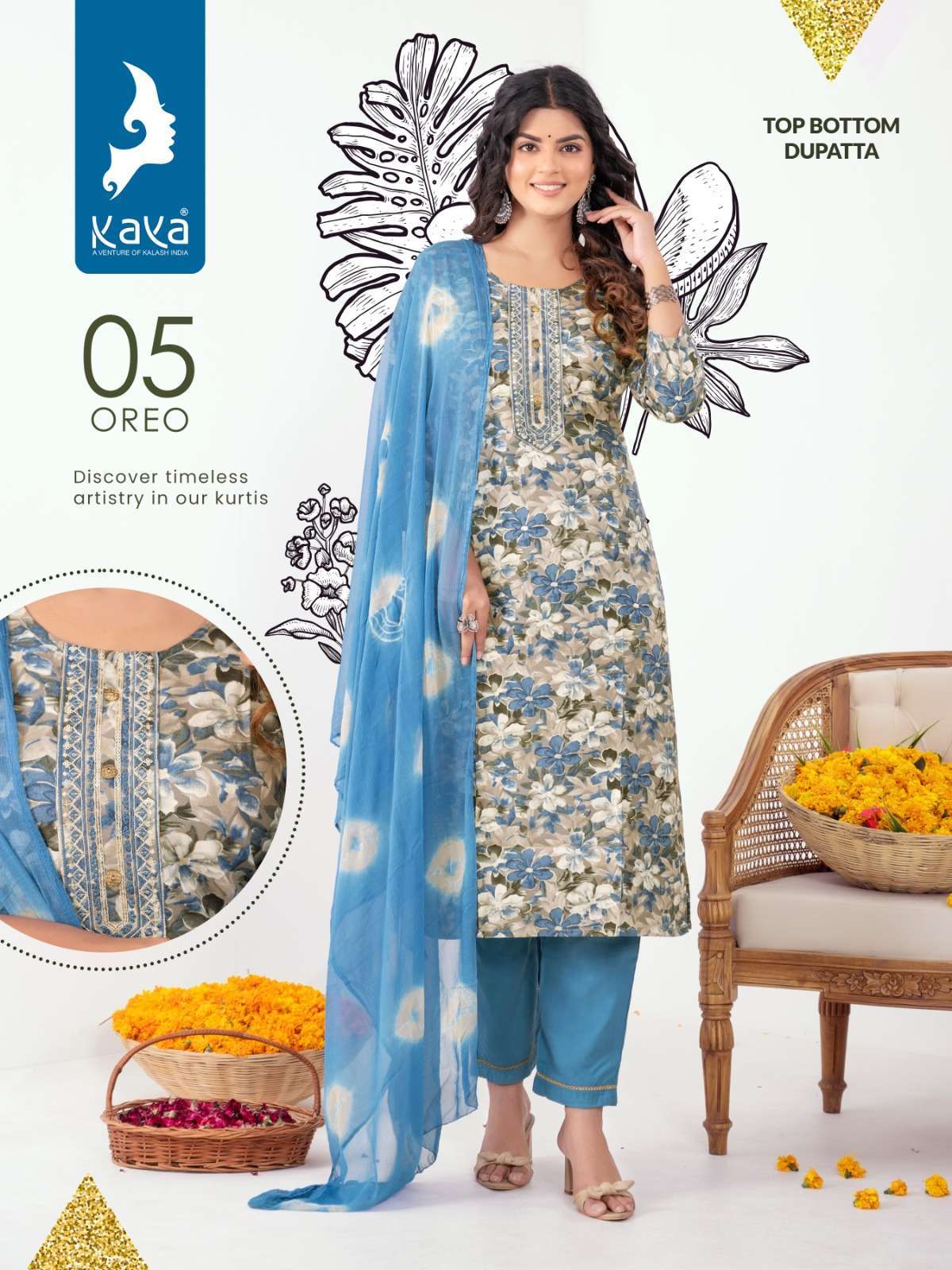 KAYA OREO RAYON FOIL PRINT KURTI Reyon Kurti Shopping