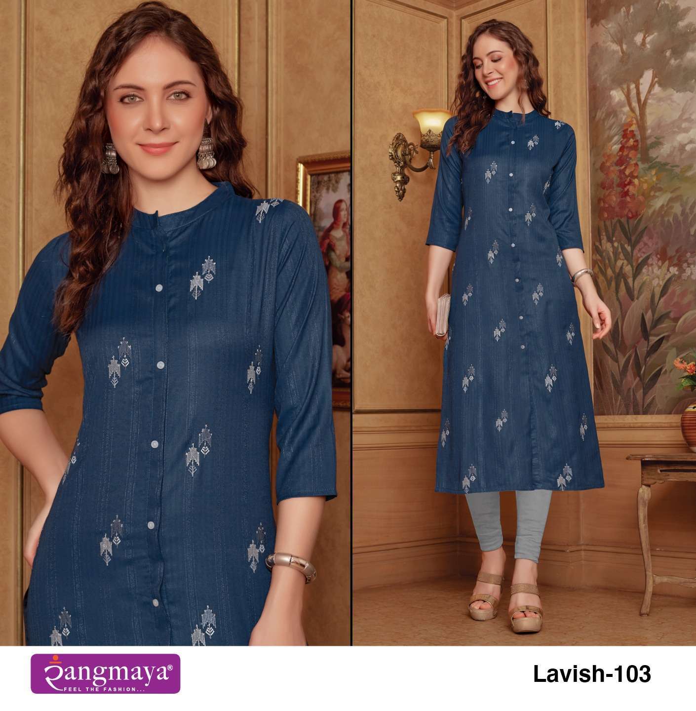 Rangmaya LAVISH Bombay imported Kurti Surat Wholesale Clothing Stores