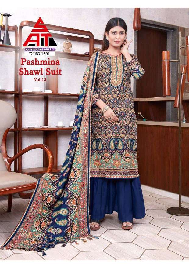 Sat Pashmina Vol 13 Dress Material Price