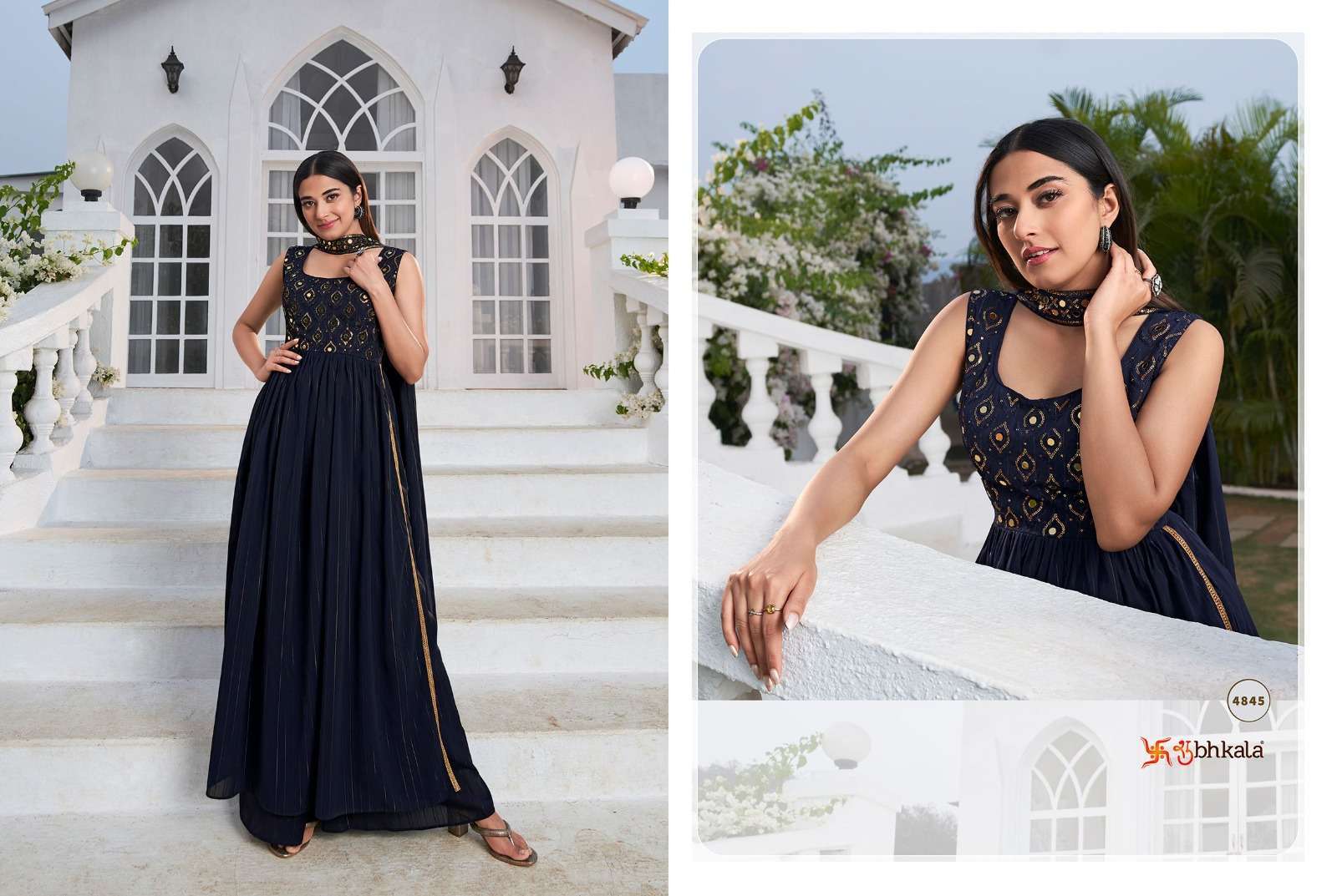 SHUBHKALA FLORY VOL. 28 Embroidered Stitched New Style Salwar Kameez Shopping Surat