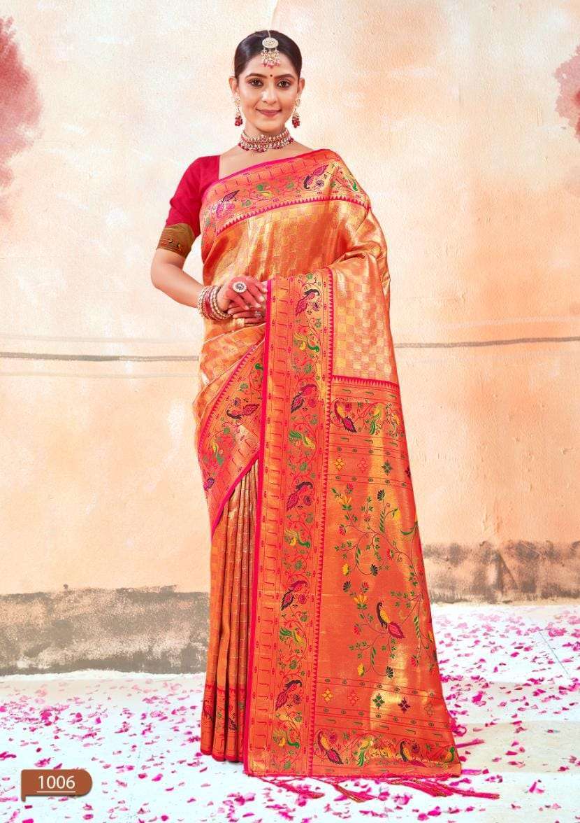 BUNAWAT DEEPMALA Paithani Silk Saree Surat saree wholesale dealers