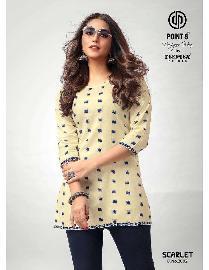 Deeptex Scarlet Vol-2 Short Tops Ladies kurti wholesale market in Surat