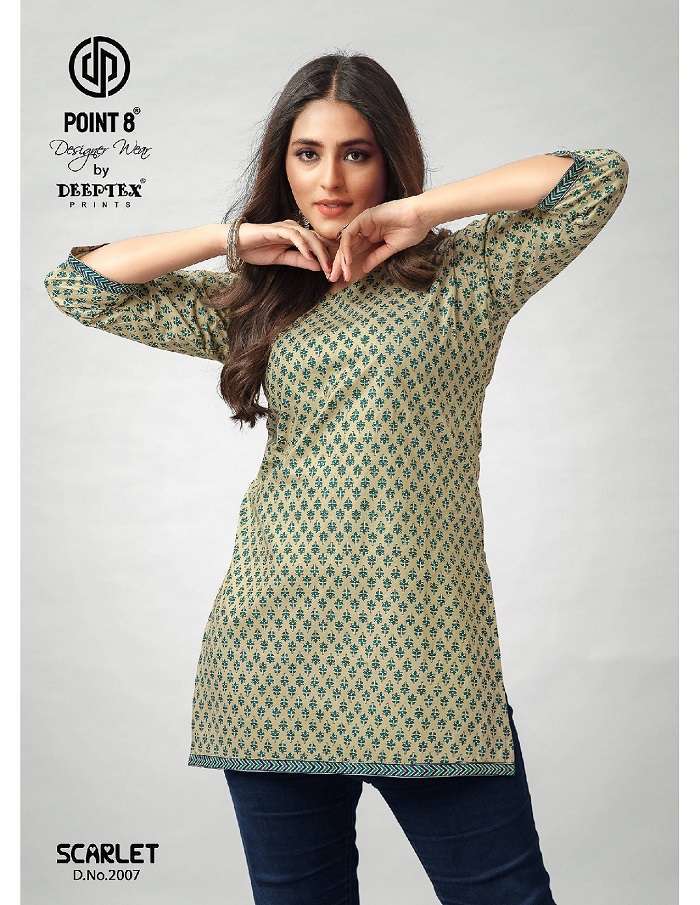 Deeptex Scarlet Vol-2 Short Tops Ladies kurti wholesale market in Surat
