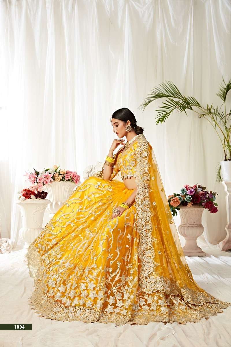 Designer Jaipuri Lehenga Choli With Shibori Print on Uppada Silk Fabric  With Dupatta and Unstitched Blouse, Bridal Gotta Patti Lehenga Choli - Etsy