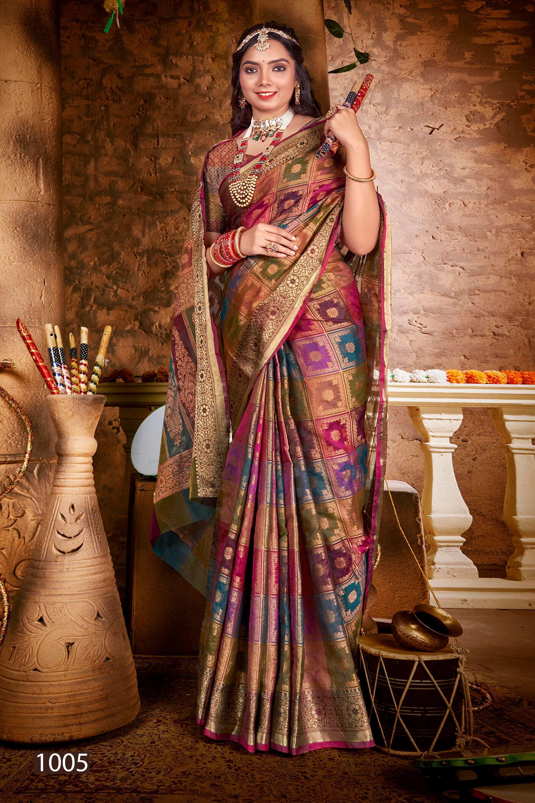 RAAG SERIES R-819 TO R-830 BY REWAA SILK SAREE MANUFACTURER IN INDIA REWAA  Wholesale Sarees Catalog