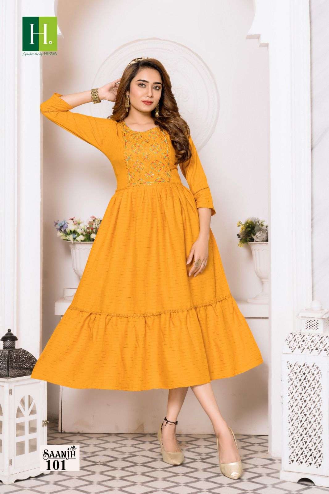 HIRWA Saanjh Vol.1 Wholesale kurti for boutique
