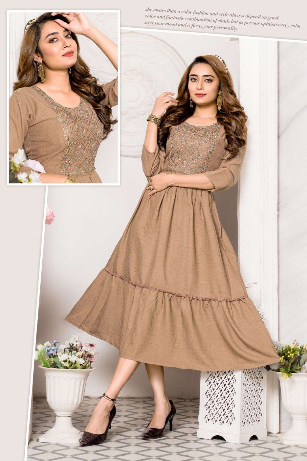HIRWA Saanjh Vol.1 Wholesale kurti for boutique