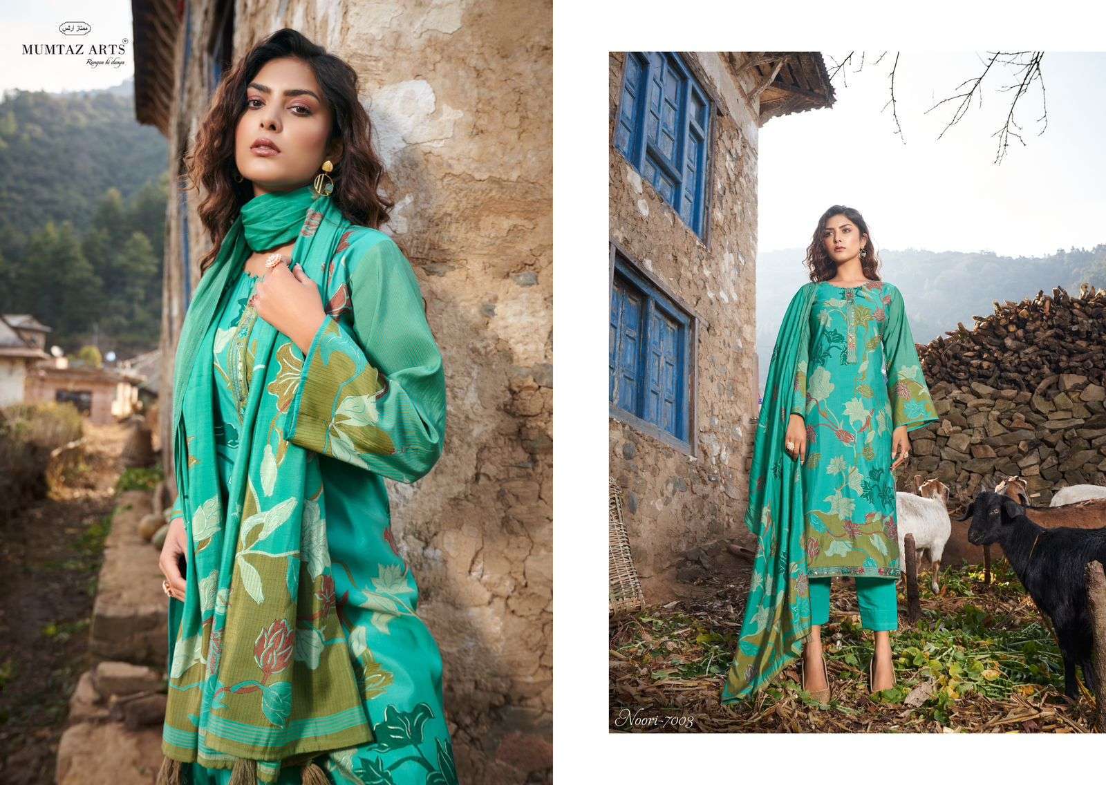 Mumtaz Noori Viscose Muslin Designer Surat dress materials online shopping