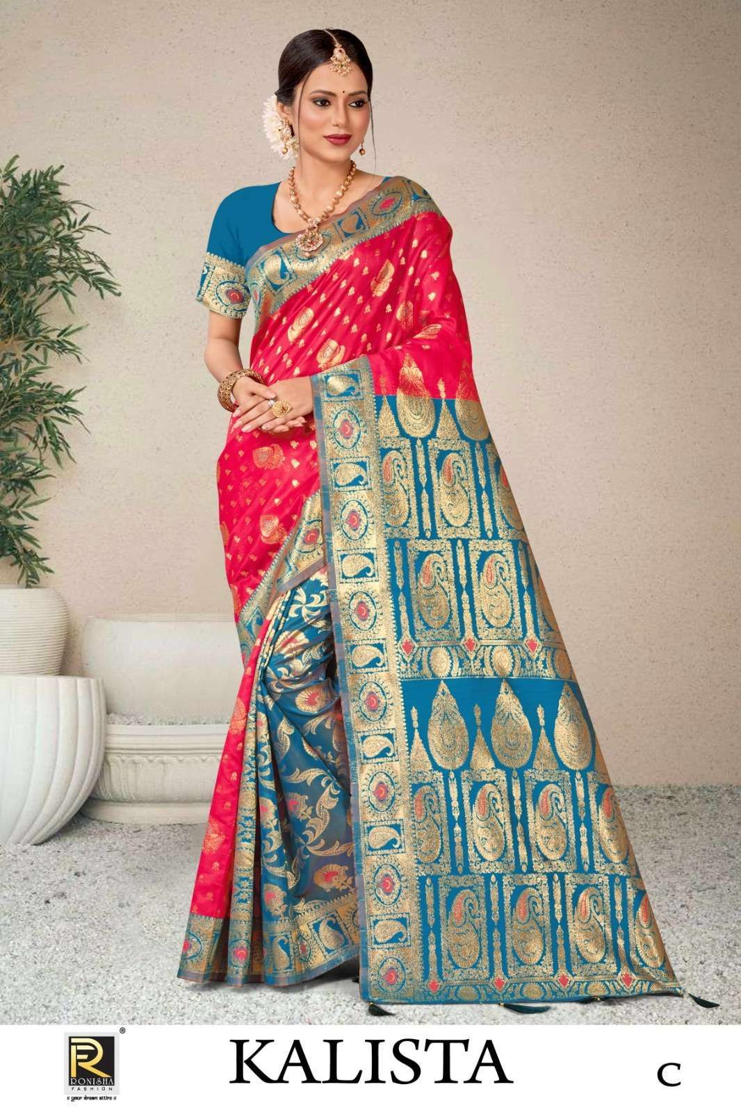 Ronisha Kalista  Banarasi Silk Surat saree wholesale prices