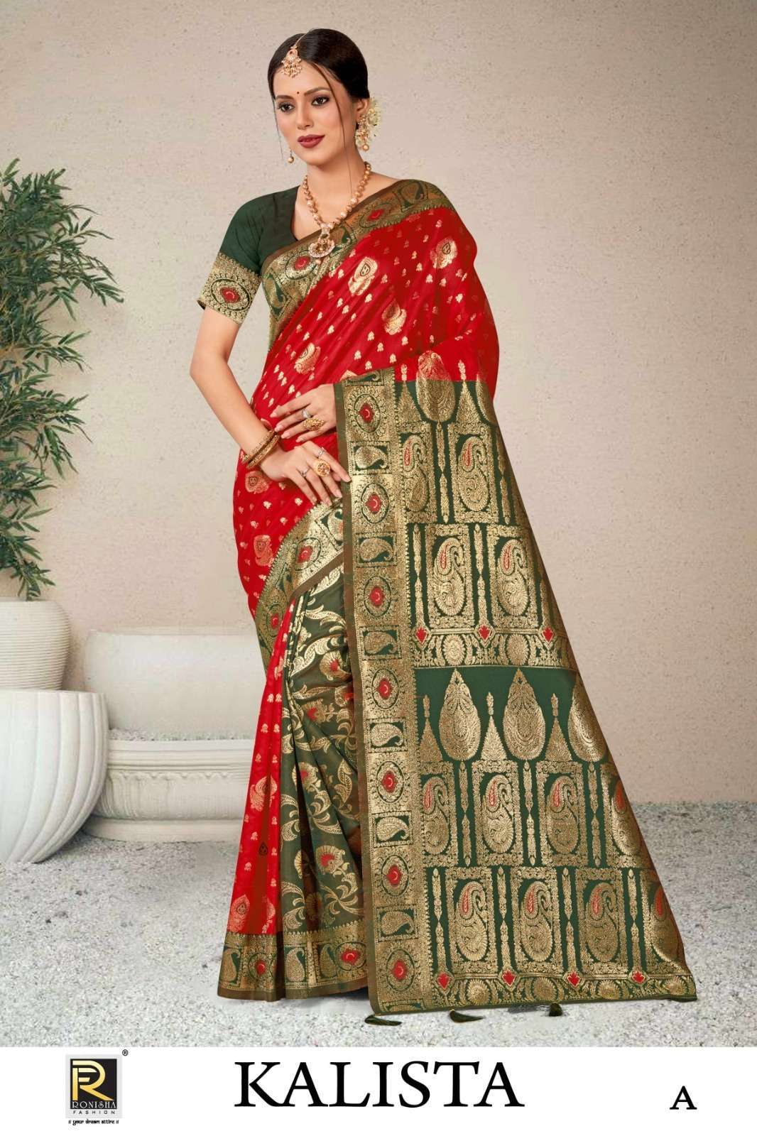Ronisha Kalista  Banarasi Silk Surat saree wholesale prices