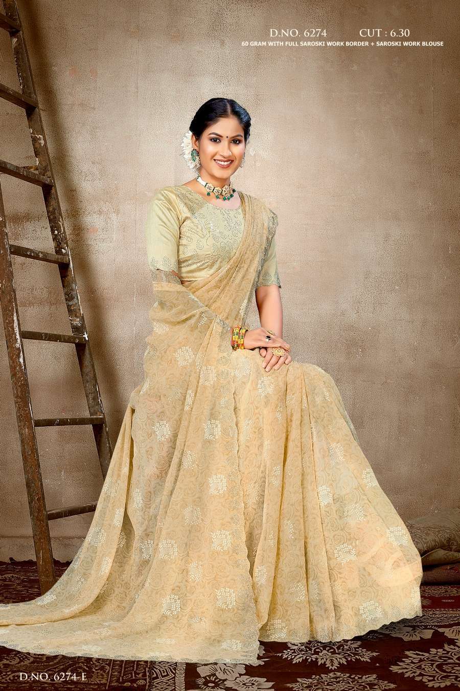 Saroj Jumka Vol - 6 Soft organza Wholesale sarees online