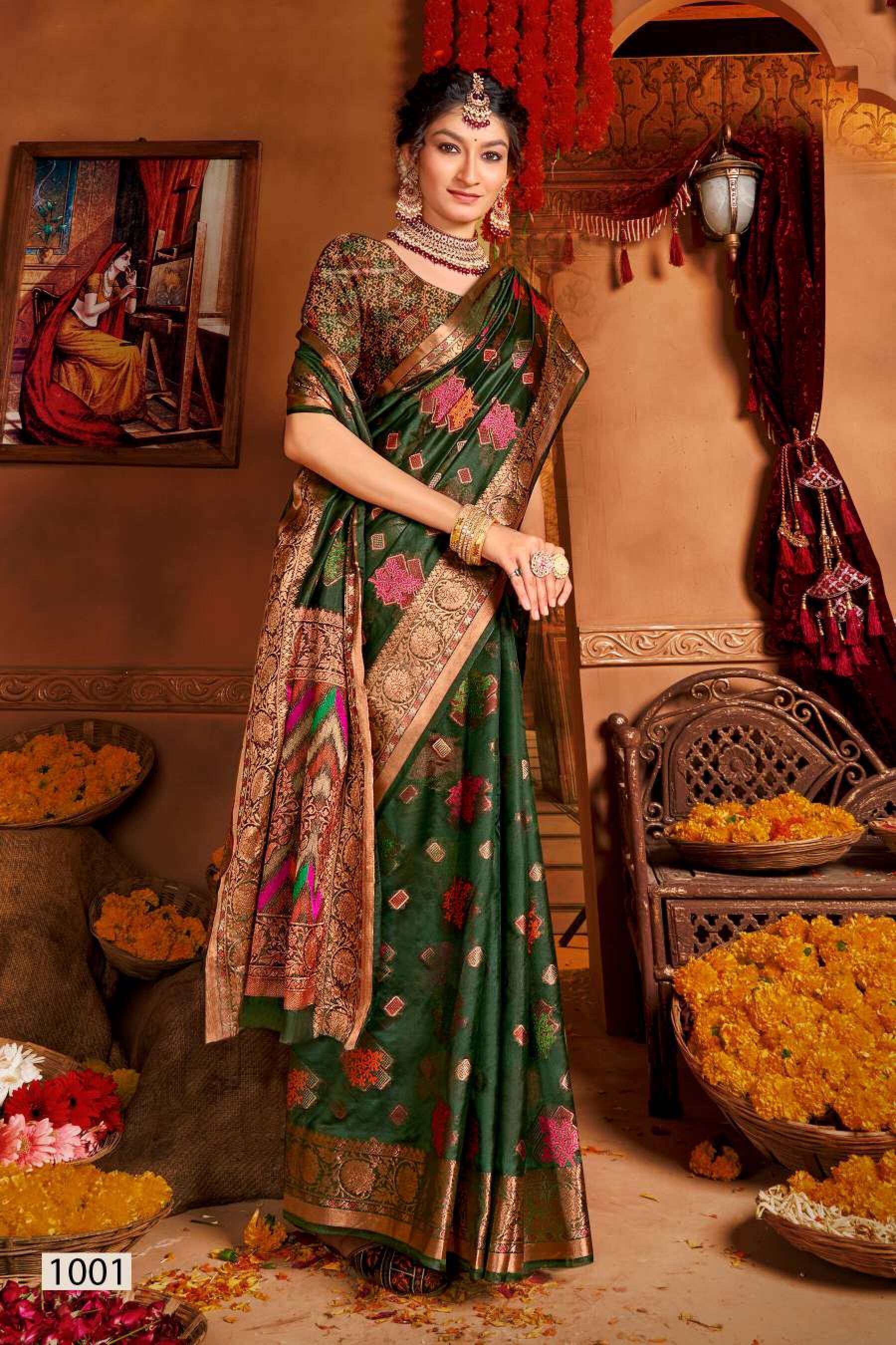 Buy Red Fancy Daily Wear Printed Work Saree Online From Wholesale Salwar.